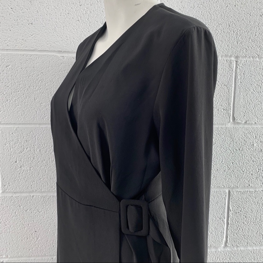 Topshop wrap dress Little Black Dress - Picture 4 of 7